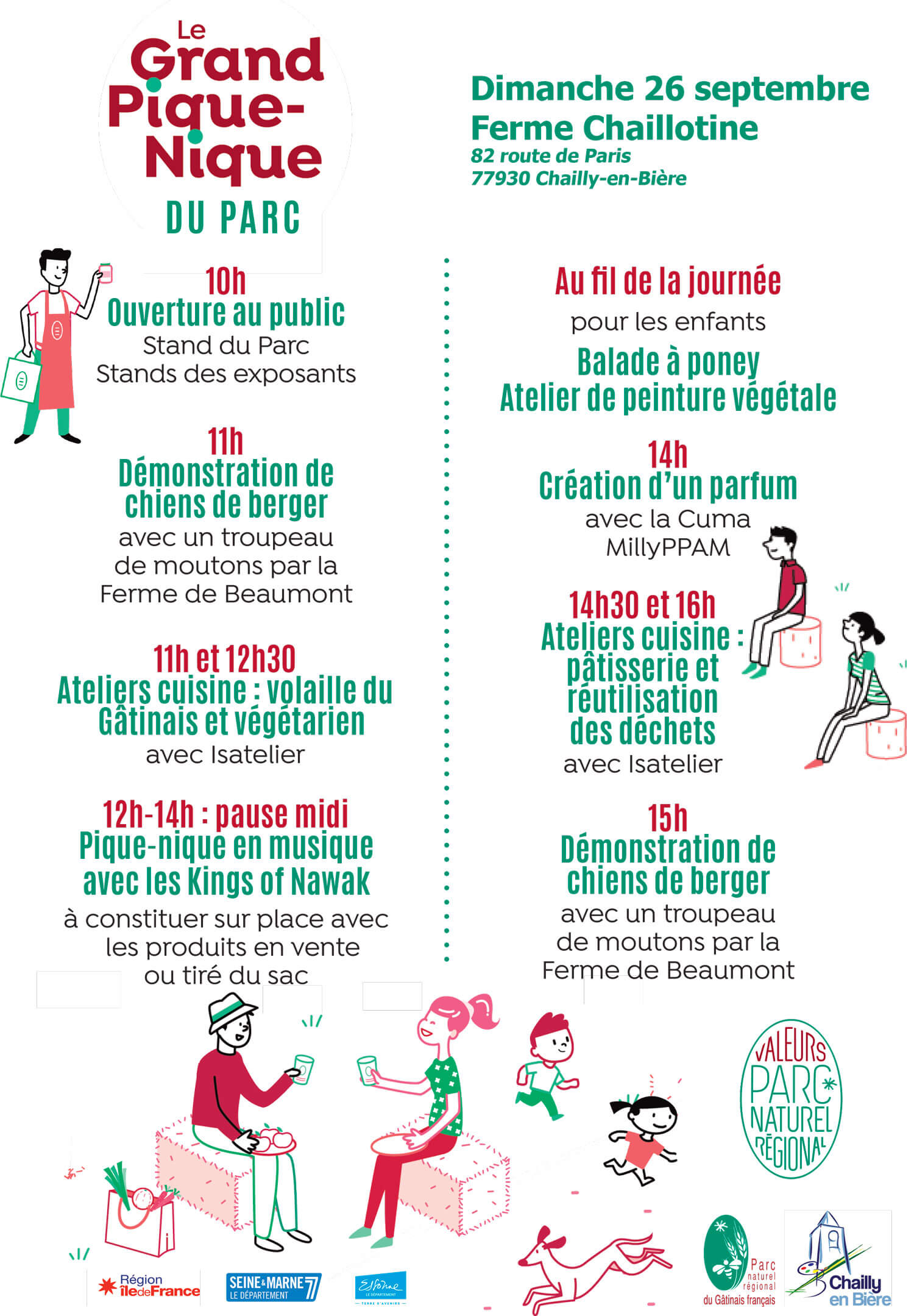 Entre Saveur et Jardin - Fabrication artisanale de produits locaux et frais - Pique-nique au Parc Chailly-en-Bière, dimanche 26 septembre 2021